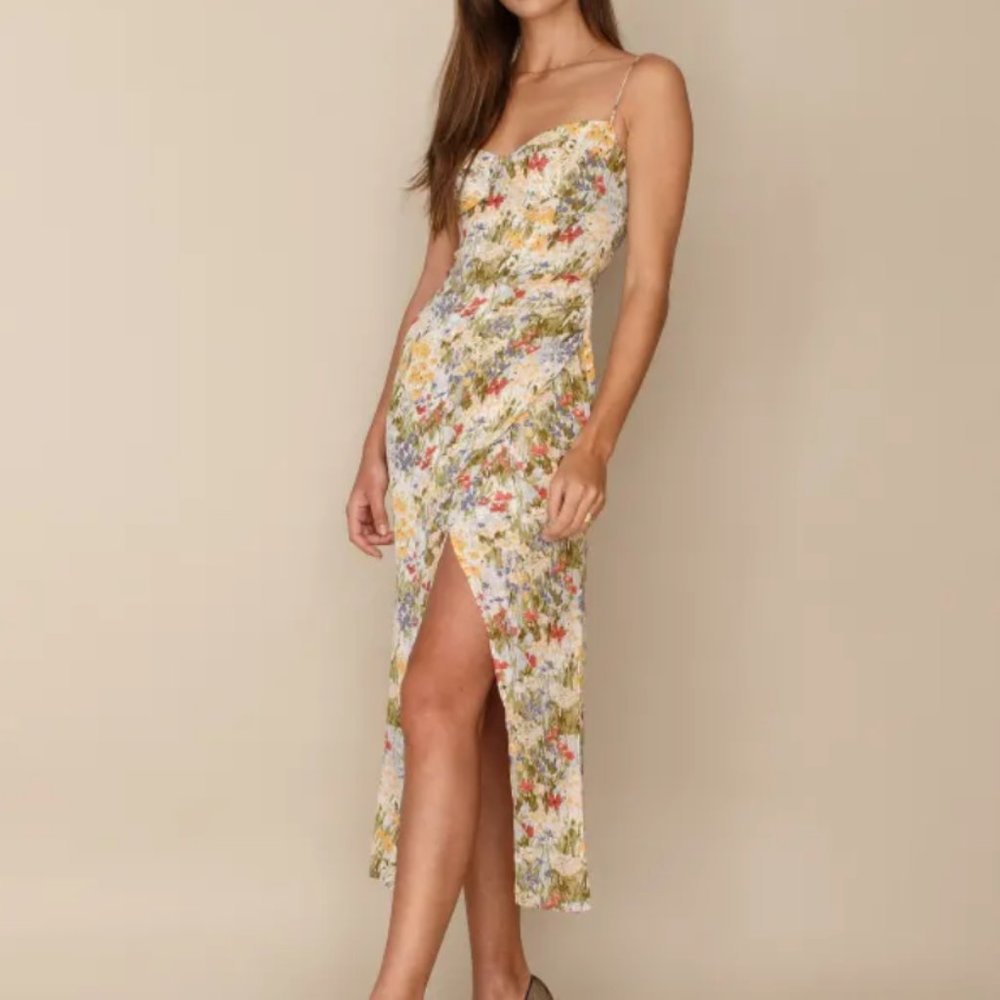 Reformation Kourtney Dress - Size 6 - Countryside Print